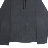 STARTER Mens Fleece Grey Colourblock 1/4 Zip M