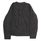 DISNEY Mickey Mouse Womens Fleece Grey Crew Neck M