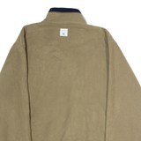 NAUTICA Mens Fleece Green 1/4 Zip L