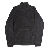 LEVI'S Red Tab Mens Fleece Grey 1/2 Zip XL