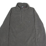 THE NORTH FACE Womens Fleece Grey 1/4 Zip L