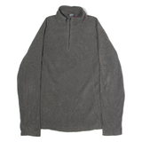 THE NORTH FACE Womens Fleece Grey 1/4 Zip L