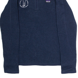 PATAGONIA Peninsula Youth Sailing Club Womens Fleece Blue 1/4 Zip S