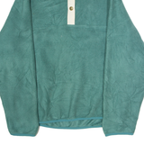 WOOLRICH Mens Fleece Grey Button Neck M