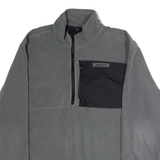 TIMBERLAND Mens Fleece Grey 1/4 Zip M