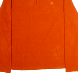 STARTER Mens Fleece Orange 1/4 Zip XL