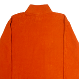 STARTER Mens Fleece Orange 1/4 Zip XL