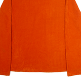 STARTER Mens Fleece Orange 1/4 Zip XL