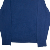 TOMMY HILFIGER Mens Jumper Blue V-Neck Tight Knit 2XL