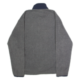NAUTICA Mens Fleece Grey 1/4 Zip L