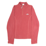 THE NORTH FACE Womens Fleece Pink 1/4 Zip M