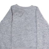 LEVI'S Womens Fleece Grey Crew Neck M