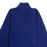 TOMMY HILFIGER Mens Fleece Blue 1/4 Zip M