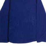 TOMMY HILFIGER Mens Fleece Blue 1/4 Zip M