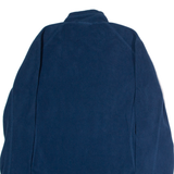 THE NORTH FACE Mens Fleece Blue 1/4 Zip L