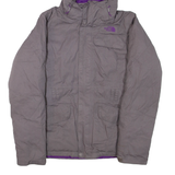 THE NORTH FACE Womens Jacket Grey Nylon Hooded M