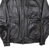 Mens Jacket Black Leather L