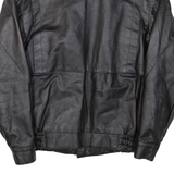 Mens Jacket Black Leather L