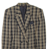 BETTY BARCLAY Womens Blazer Jacket Black Check L