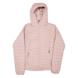 COLUMBIA Mens Jacket Pink Hooded XS