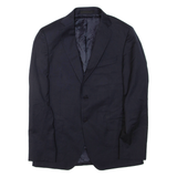 Mens Blazer Jacket Blue L