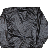 Womens Jacket Black Spotted XL