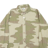 RIVER ISLAND Womens Jacket Green Camouflage UK 18