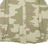 RIVER ISLAND Womens Jacket Green Camouflage UK 18