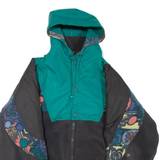 Mens Jacket Grey Hooded XL