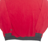 LEE Wisconsin Badgers Mens Sweatshirt Red 90s USA XL
