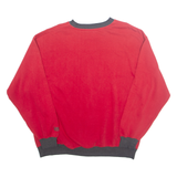LEE Wisconsin Badgers Mens Sweatshirt Red 90s USA XL