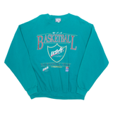 LEE USA BASKETBALL NATIONAL TEAM Mens Sweatshirt Green 90s USA XL