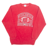 SANTEE Rose Bowl Wisconsin Badgers Mens Sweatshirt Red 90s USA XL