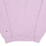 CHAMPION REVERSE WEAVE Womens Sweatshirt Pink 1/4 Zip S