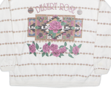 DESERT ROSE Womens Sweatshirt Cream 90s L