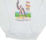 JERZEES Native Mountainside Theatre Cherokee NC Mens Sweatshirt Grey USA L