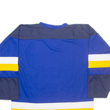 KOBE SPORTSWEAR Mens Jersey Blue Long Sleeve USA V-Neck S