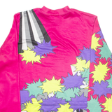 ERIMA Cycling Jersey Womens Jersey Purple Long Sleeve 1/4 Zip M