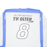 OWAYO Swiss Bowling Mens Jersey Grey Long Sleeve V-Neck XL