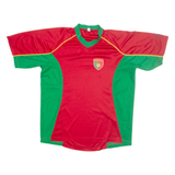 Portugal Mens Football Shirt T-Shirt Red V-Neck L