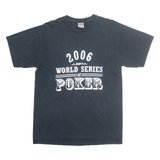 GILDAN Poker Mens T-Shirt Grey M