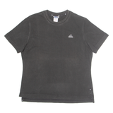 ADIDAS Womens T-Shirt Brown UK 14