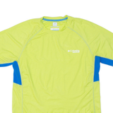 COLUMBIA Mens T-Shirt Green S
