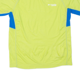 COLUMBIA Mens T-Shirt Green S