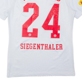 NIKE Slim Fit Salzburg Mens Football Shirt T-Shirt Grey V-Neck M