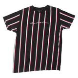 KINGS WILL DREAM Striped Mens T-Shirt Black M