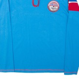 NEBULAS Drawstring Mens T-Shirt Blue Long Sleeve S