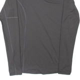 JACK WOLFSKIN Womens T-Shirt Grey Long Sleeve UK 8