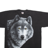 ALSTYLE APPAREL & ACTIVEWEAR Wolf Mens T-Shirt Black XL