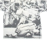 KINGSTREE Mens T-Shirt Black 90s L